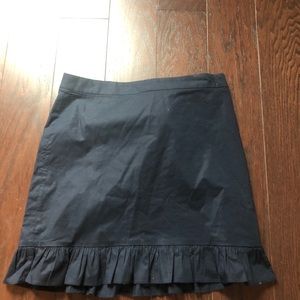 Jcrew mini ruffle skirt